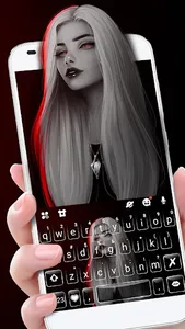 Cool Girl Style Keyboard Theme screenshot 0