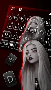 Cool Girl Style Keyboard Theme screenshot 1