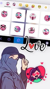 Cool Hijab Girl Theme screenshot 2