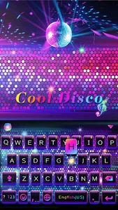 Cool Disco Keyboard Background screenshot 0