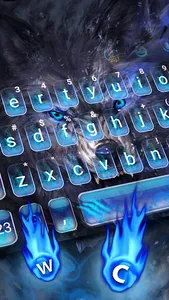 Cruel Night Wolf Keyboard Them screenshot 1