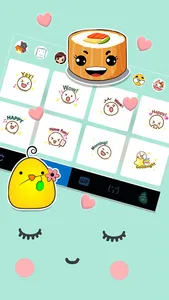 Cute Sweet Face Theme screenshot 3