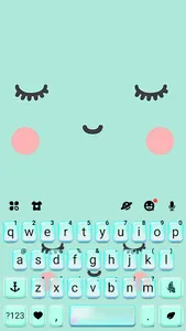 Cute Sweet Face Theme screenshot 4