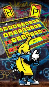Doodler Mask Banana Keyboard B screenshot 1