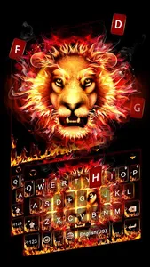 Fire Roar Lion Theme screenshot 2