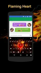 Flaming Heart Theme screenshot 0