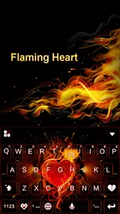 Flaming Heart Theme screenshot 1