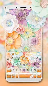 Fresh Flower Blossom Keyboard  screenshot 0