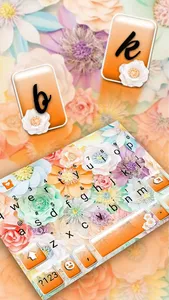 Fresh Flower Blossom Keyboard  screenshot 1