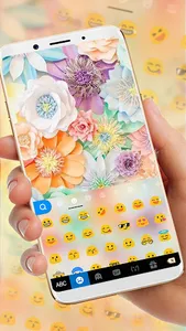 Fresh Flower Blossom Keyboard  screenshot 2