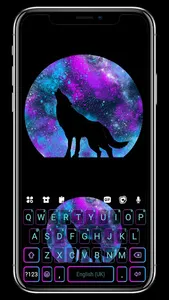 Galaxy Howling Wolf Keyboard B screenshot 0