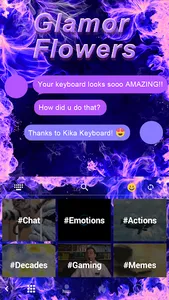 Glamor Flowers Keyboard Theme screenshot 2
