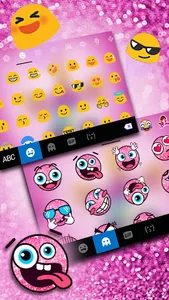 Glisten Unicorn Girl Keyboard  screenshot 2