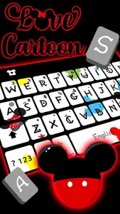 Love Cartoon Doodle Theme screenshot 1