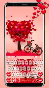 Lovely 3D Heart Theme screenshot 0