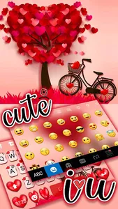 Lovely 3D Heart Theme screenshot 2