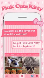 Pink Cute Kitty Theme screenshot 3