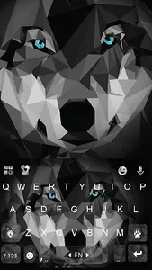 Polygon Wolf Keyboard Theme screenshot 0