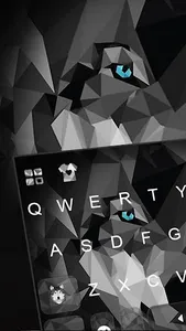 Polygon Wolf Keyboard Theme screenshot 1