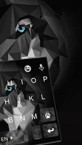 Polygon Wolf Keyboard Theme screenshot 2