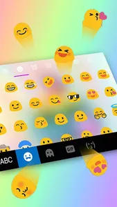 Rainbow Unicorn Poop Keyboard  screenshot 2