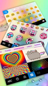 Rainbow Unicorn Poop Keyboard  screenshot 3