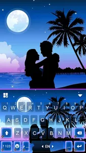 Romantic Beach Love Keyboard B screenshot 4