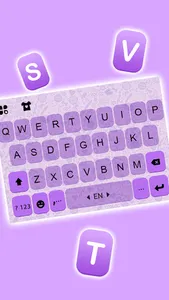 Simple Purple SMS Theme screenshot 1