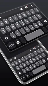 Simply Black Keyboard Theme screenshot 0