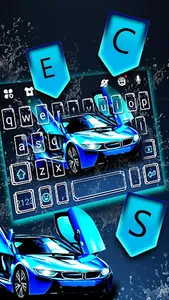 Speedy Sports Car Keyboard The screenshot 1