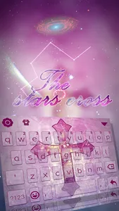 The Stars Cross Kika Keyboard screenshot 0
