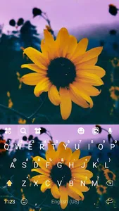 Sunflower Keyboard Theme screenshot 4