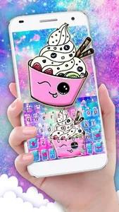 Tasty Ice Cream Keyboard Theme screenshot 0