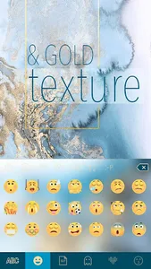 Texture Emoji Kika keyboard screenshot 2