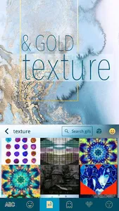 Texture Emoji Kika keyboard screenshot 3