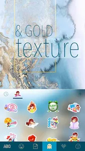 Texture Emoji Kika keyboard screenshot 4