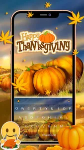 Thanksgiving Happy Keyboard Th screenshot 0