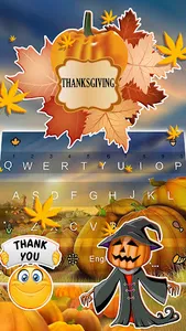 Thanksgiving Happy Keyboard Th screenshot 2