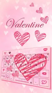 Valentine Kika Keyboard screenshot 0