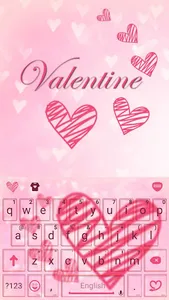 Valentine Kika Keyboard screenshot 1
