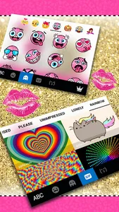 XOXO Sweet Girlish Keyboard Th screenshot 3