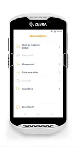 Warehouse mobility application screenshot 1