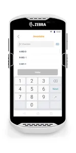 Warehouse mobility application screenshot 2