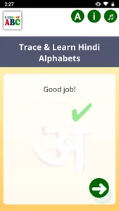 Trace & Learn Hindi Alphabets screenshot 4