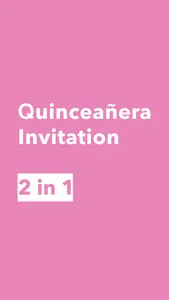 Create Quinceañera Invitation screenshot 0