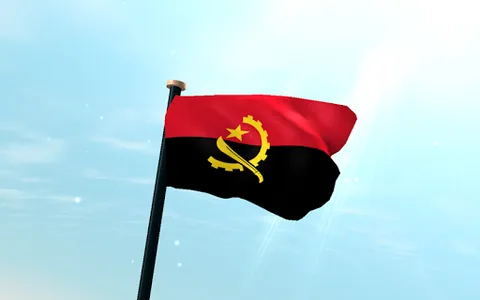 Angola Flag 3D Live Wallpaper screenshot 10