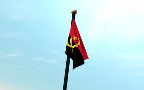 Angola Flag 3D Live Wallpaper screenshot 12