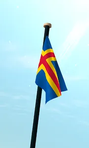 Åland Islands Flag 3D Free screenshot 2