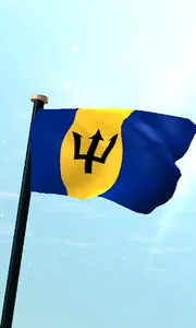 Barbados Flag 3D Free screenshot 0