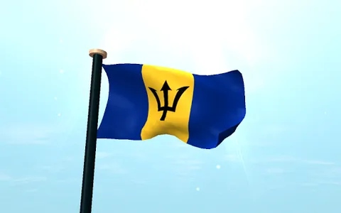 Barbados Flag 3D Free screenshot 14